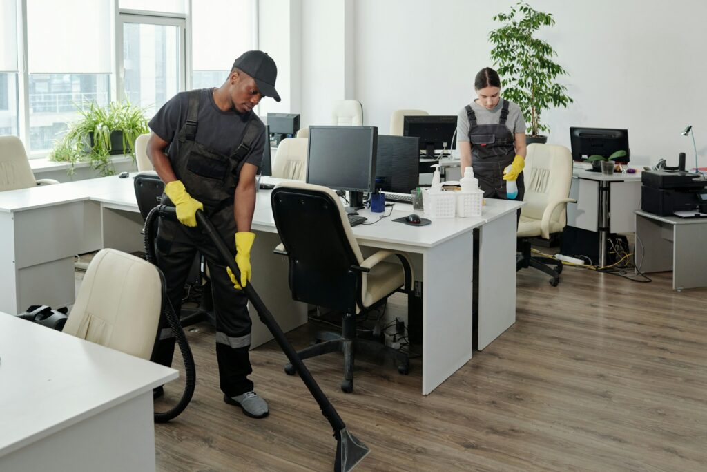 Commercial office vacuum cleaning Newcastle